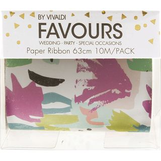 FAV PAPER RIBBON MULTI COLOUR 63MM X10M