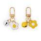 DAISY ENAMEL MINI KEYRING W BELL 2PCS