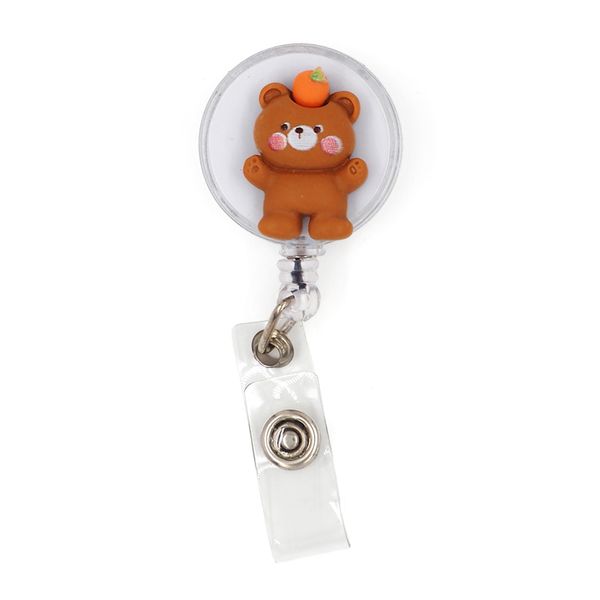 RETRACTABLE BADGE REEL BEAR 1PCS