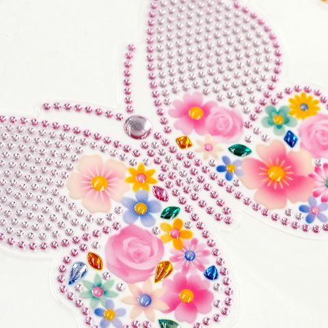 STICKERS CRYSTAL DOTS BUTTERFLIES 1SH