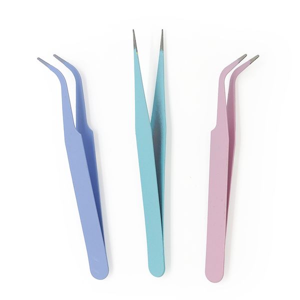 JF CRAFT TWEEZERS ASSORTED 3PCS