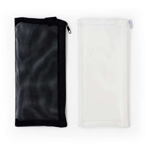 MESH ZIP CASES MONOCHROME 2PCS