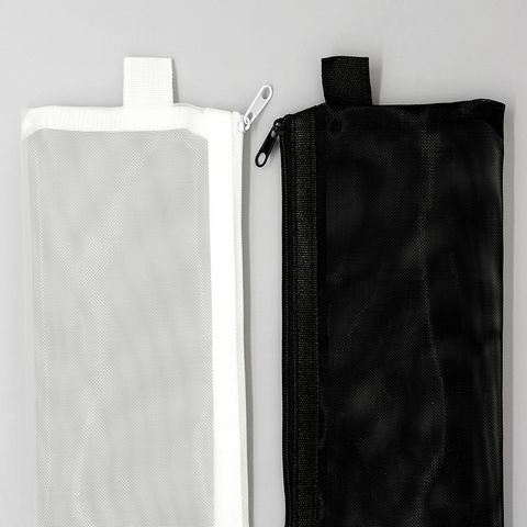 MESH ZIP CASES MONOCHROME 2PCS