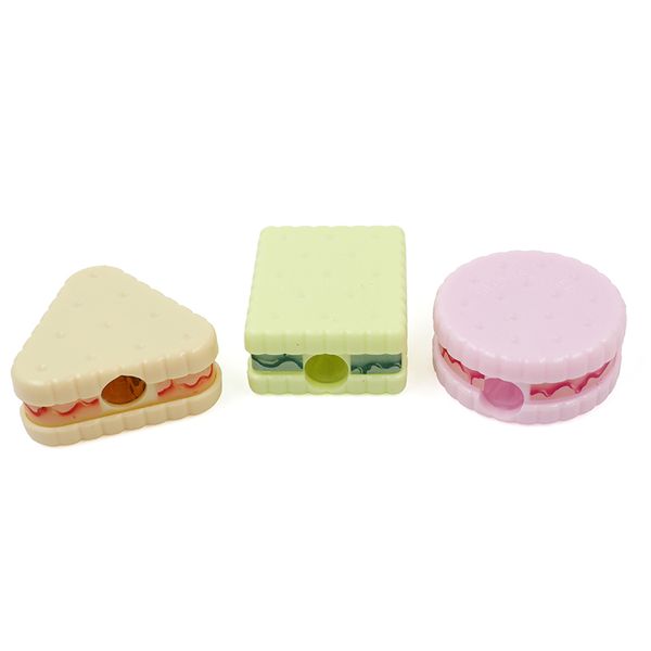 NOVELTY BISCUIT SHARPENERS 3PCS