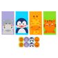 PAPER LOOT BAGS W STICKERS ANIMALS 8PCS