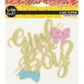 CAKE TOPPER GLITTER BOY OR GIRL 1PC