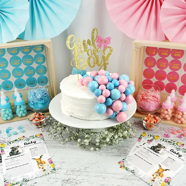 CAKE TOPPER BALLS BABY BLUE 10PCS