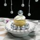 CAKE TOPPER DISCO BALLS 5PCS