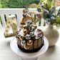 CAKE TOPPER BALLS METALLIC MIX 10PCS