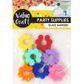 GLASS MARKERS SILICONE FLOWERS 8PCS