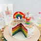 CAKE TOPPER PLASTICINE UNICORN CAKE 1PC