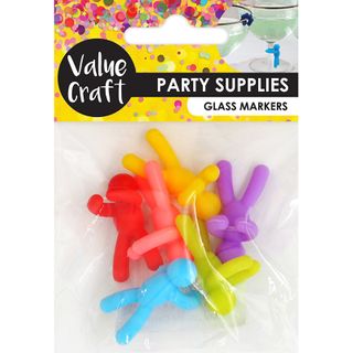 GLASS MARKERS SILICONE PEOPLE 6PCS