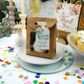 GIFT BAGS W WINDOW 16x12CM NATURAL 2PCS