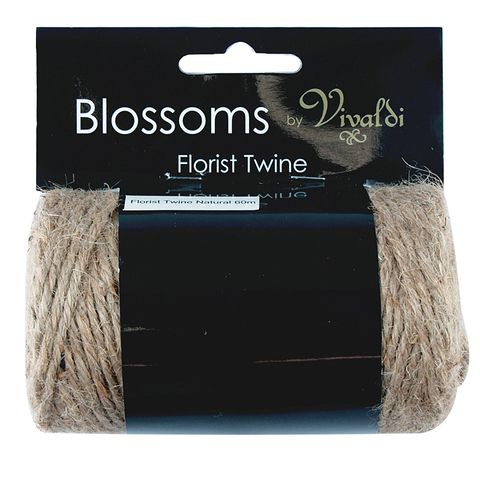 Florist Twine 3mm Natural 60m