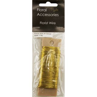 Florist Wire 26Gauge Gold 113G