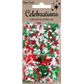 XMAS SCAT STAR-TREE DEER RD-GRN-WHT 21G