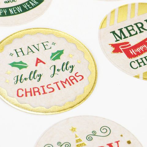 XMAS STICKERS CHRISTMAS WORDS 1SHT