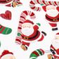 XMAS COLOUR STICKER SANTA -C.CANE 1SH