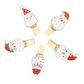 XMAS PEGS ASST SANTAS 10 PK