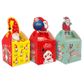 XMAS PAPER BOXES 3D TOPS ASST 3PCS