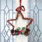 XMAS WOOD 26.5CM STAR WREATH 1PC