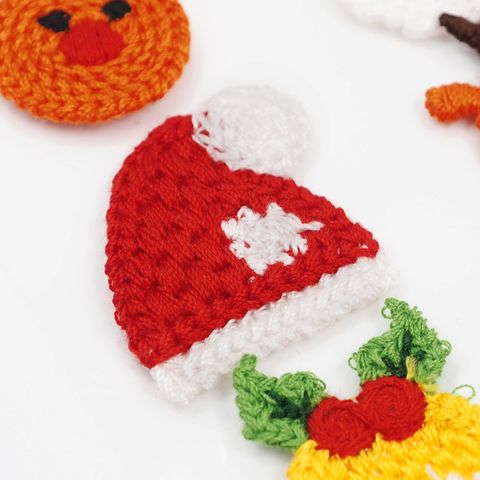 XMAS SB KNITTED MOTIFS STICKERS 1SH