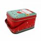 XMAS METAL BOX WITH HANDLE SANTA 1PC