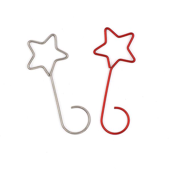 XMAS ORNAMENT HOOKS STARS 16PCS