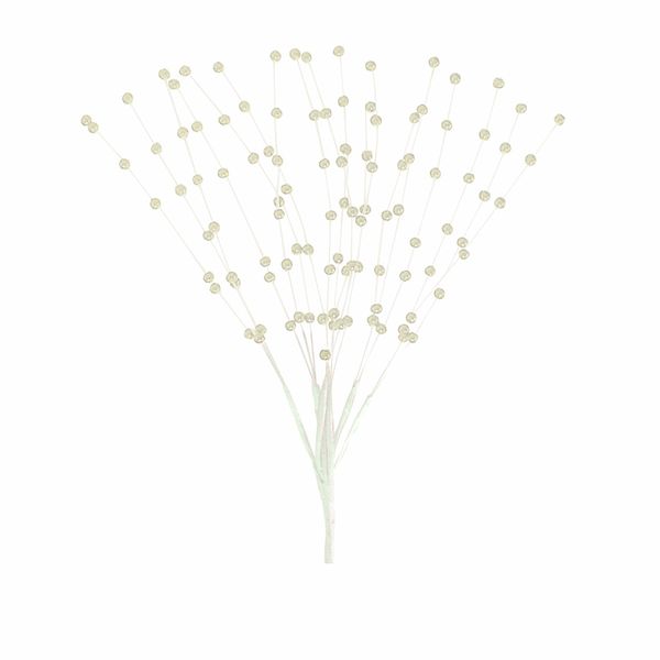 Flower Pearl Spray 18Head Ivory 1Bunch