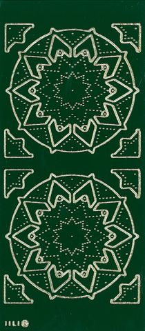 Stickers Design Green/Gold