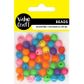 BEAD PLASTIC HAPPY FACE ASST 20G
