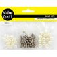 BEAD TRIPLE PEARL MIX 1M THRD 100PCS