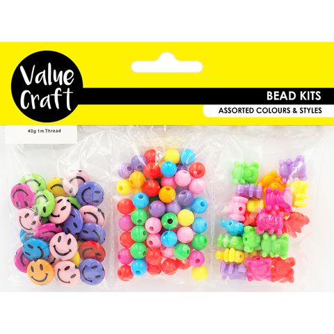 BEAD PLASTIC TRIPLE S.FACE 1M THRD 40G