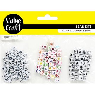 BEAD PLASTIC TRIPLE ALPHA 1M THRD 30G