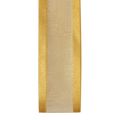 RIB 22MM SATIN EDGE SHEER MUSTARD 23M