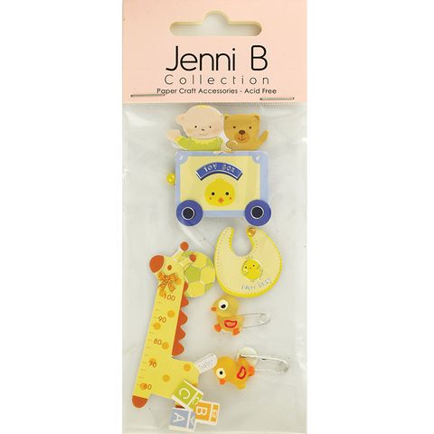 Jenni B Baby With Giraffe 6Pcs