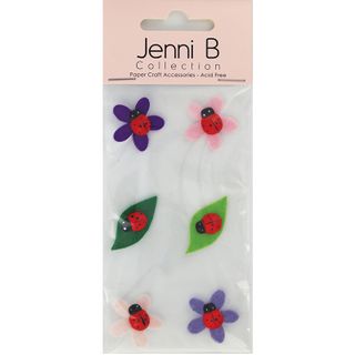 Jenni B Lady Bug Assorted 6Pcs