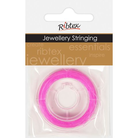 Jf Stretch Thread 0.5Mm Pink 10M
