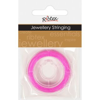Jf Stretch Thread 0.5Mm Pink 10M
