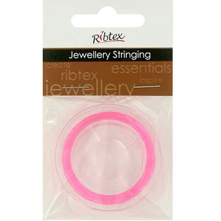 Jf Stretch Thread 0.5Mm Pink 10M