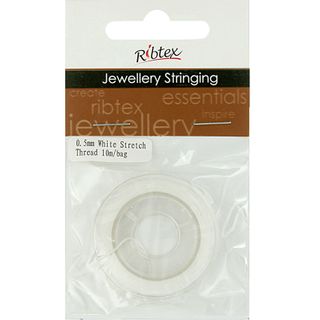Jf Stretch Thread 0.5Mm White 10M