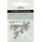 Spacer Daisy 6mm Silver 30Pcs