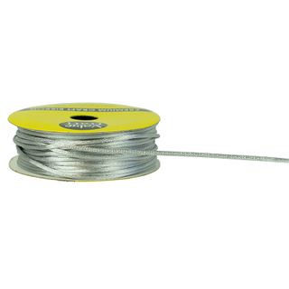 RIB 1MM CORD SATIN SILVER 7M