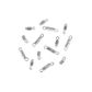 Clasp Barrel 17mm Round Silver 10Pcs