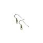 Earring Shepherd Hooks Silver 10Pcs