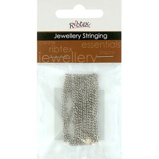 Chain Twisted Oval Link 3x2mm Silver 1m