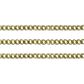 Chain Twisted Oval Link 4x2mm Gold 1m