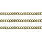 Chain Twisted Oval Link 4x2mm Gold 1m