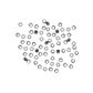 Crimpers Round 2mm Antique Silver 100Pcs