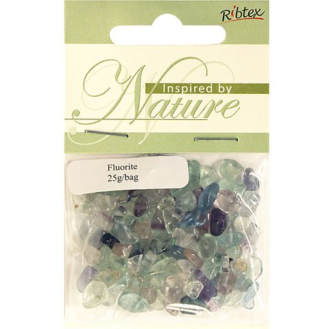 Bead Precious Stone Chips Fluorite 25G